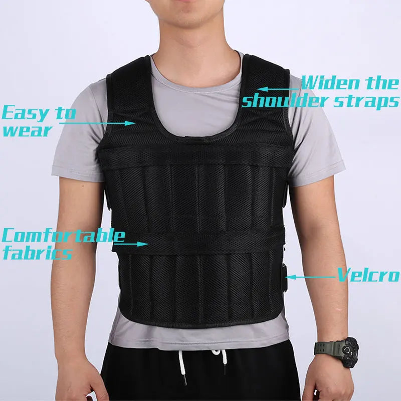 35KG Adjustable Exercise Loading Weight Vest
