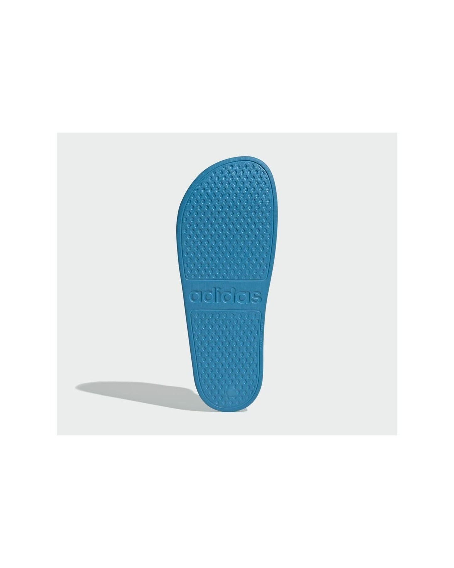 Blue/White Adidas Slides with Cloudfoam Cushioning - 6 US